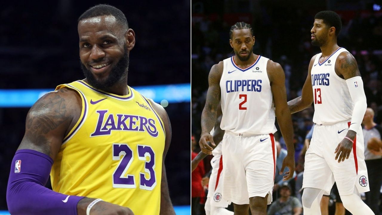 Nick Wright defends LeBron James and mocks Kawhi Leonard and Paul George