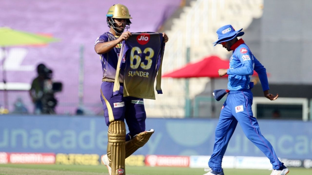 Surinder jersey: Why did Nitish Rana celebrate with Surinder-named jersey in KKR vs DC IPL 2020 match?