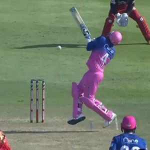 Navdeep Saini beamer to Rahul Tewatia: Watch RR all-rounder gets brutally hit on the chest in IPL 2020