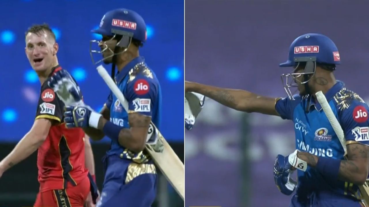 Hardik Pandya fight: Watch Pandya and Chris Morris involved in animated argument in MI vs RCB IPL 2020 match
