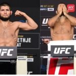 Watch: Khabib Nurmagomedov Takes a Sigh Of Relief After Hitting The Defined Mark at UFC 254 Weigh-ins