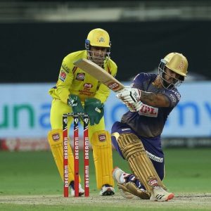 Rana cricket player: Watch Nitish Rana smashes three consecutive sixes off Karn Sharma in KKR vs CSK match