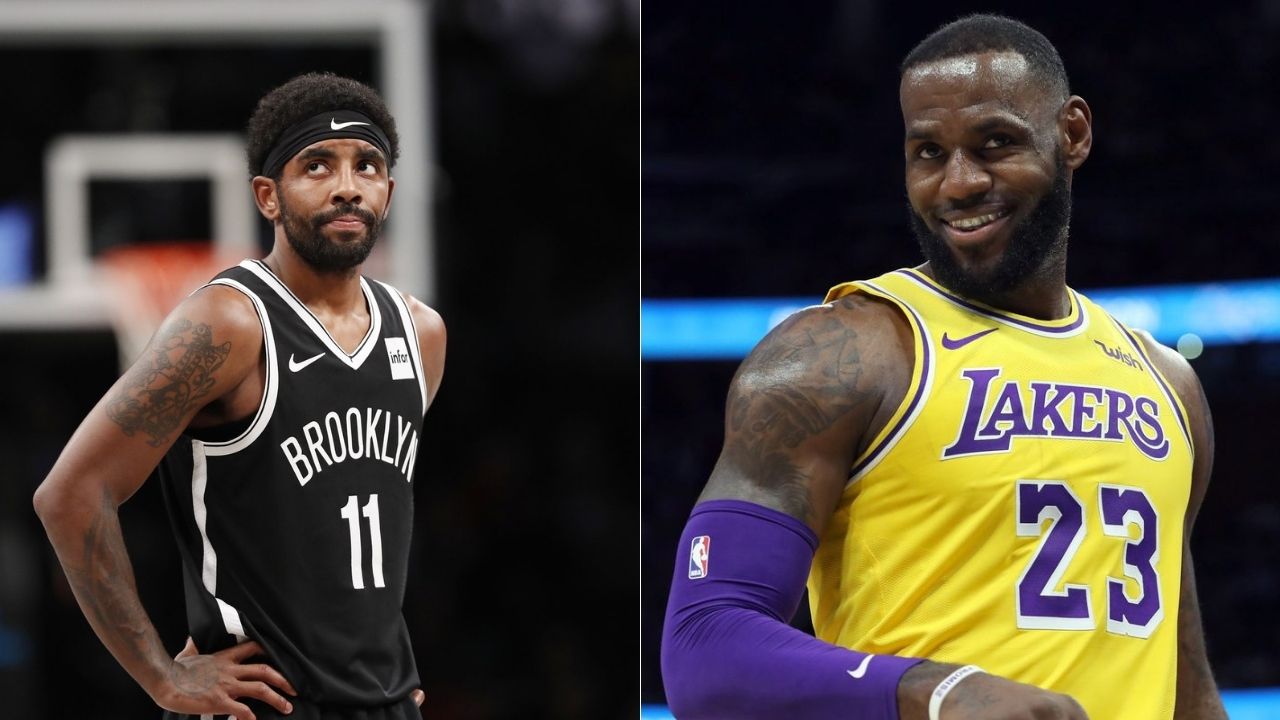 Kyrie Irving denies taking a shot at LeBron James