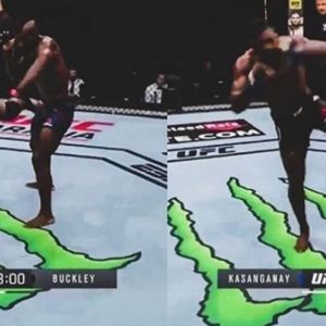 Watch: Joaquin Buckley Inflicts a Painful Knockout On Impa Kasanganay at UFC Fight Island 5