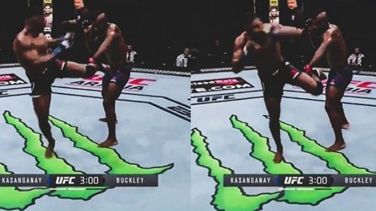 Watch: Joaquin Buckley Inflicts a Painful Knockout On Impa Kasanganay at UFC Fight Island 5