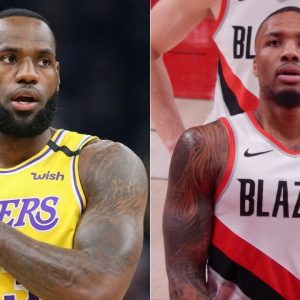 Damian Lillard mocks Lakers fan with 'LeBron James' statement