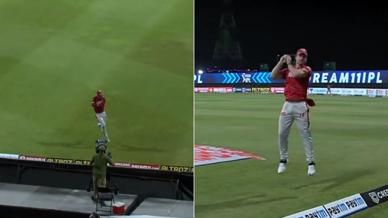 Glenn Maxwell-Jimmy Neesham catch vs MI: Watch KXIP overseas duo team up to dismiss Rohit Sharma