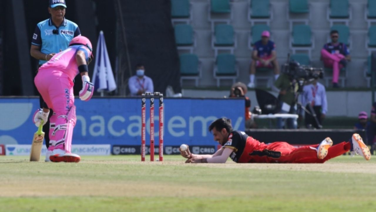 Sanju Samson dismissal vs RCB: Watch Yuzvendra Chahal produces fantastic caught and bowled to dismiss Samson