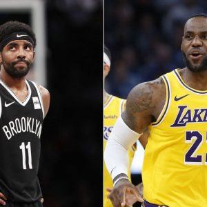 How is it to have a second father in LeBron James': When a reporter asked Kyrie Irving the most bizarre question