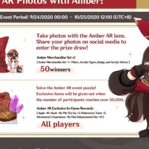 Genshin Impact Amber Puzzle: Win cool Prizes, use this simple guide to click Amber photos! Only a week left!