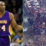 Kobe, Kobe, Kobe!': Lakers fans chant Kobe Bryant's name outside Staples Center