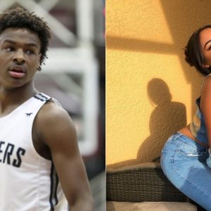 Bronny James caught flirting with Instagram model Isabella