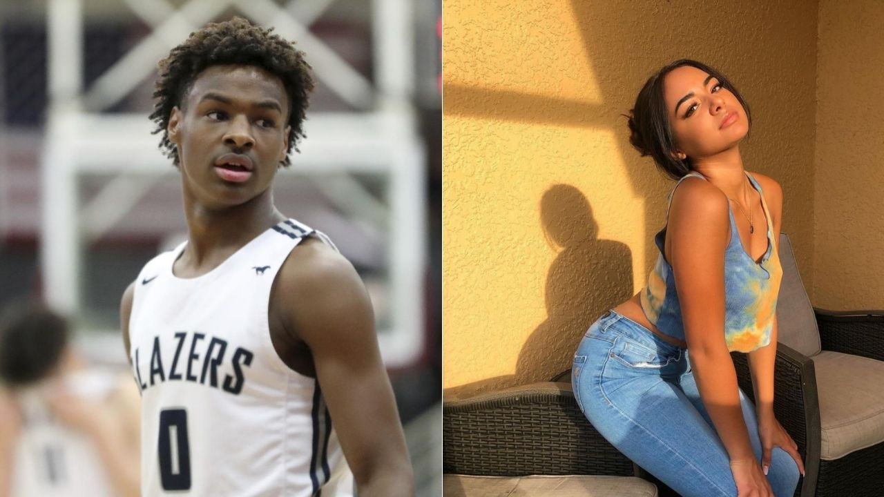 Bronny James caught flirting with Instagram model Isabella