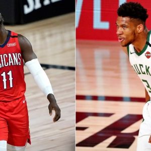 How will Giannis Antetokounmpo's Bucks line up after trading for Jrue Holiday