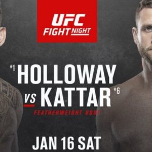 UFC News: Max Holloway Vs. Calvin Kattar Set To Headline January 16 Fight Night Event