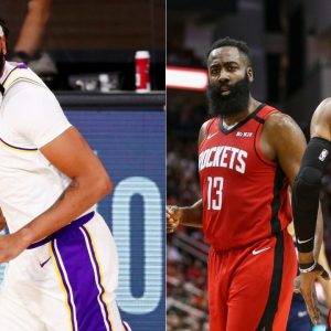 Lakers' Anthony Davis on Rockets' James Harden and Westbrook requesting trades