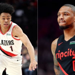 Damian Lillard hilariously reacts to Anfernee Simons having a girlfriend