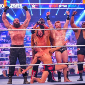 RAW Men’s Survivor Series team clean sweep the SmackDown Men’s team