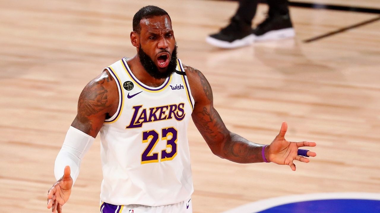 When LeBron James shut down a trashtalking fan for Kyrie Irving related taunt