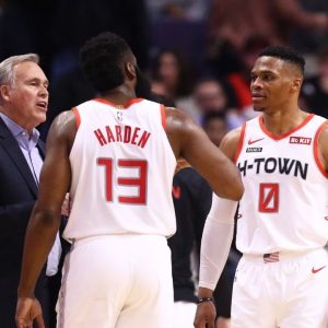 Russell Westbrook and James Harden had several verbal spats