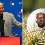 'Championship Chuck': Charles Barkley smashes golf balls with Shaquille O' Neal's face on them in 'The Match 3' win