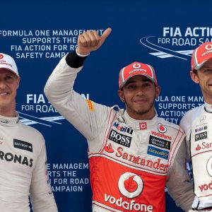 "You are always going to compare yourself against Michael Schumacher" - Jenson Button believes former McLaren teammate Lewis Hamilton will win record 8th title