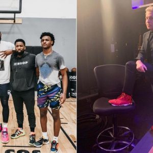 “Is he throwing up gang signs?”- Skip Bayless bashes Lakers' LeBron James for his photo with son Bronny