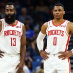 James Harden and Russell Westbrook not happy with Rockets