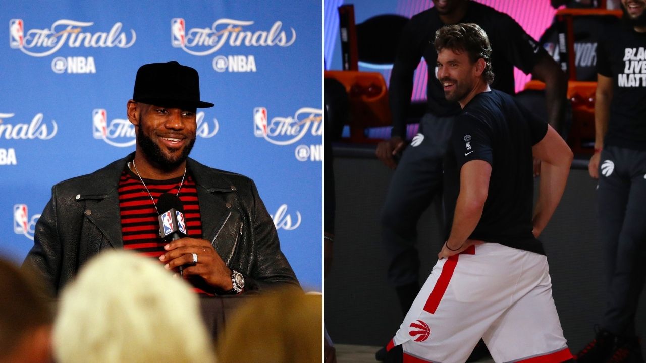 “Marc Gasol has my Defensive Player of the Year trophy”- LeBron James pokes fun at new Lakers teammate