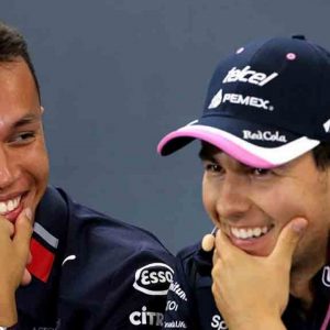 "Don’t give up"- Sergio Perez consoles Alex Albon after Red Bull snub