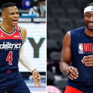 "Storm brewing between John Wall and Russell Westbrook": Fans react to altercation between star guards in Rockets win over Bradley Beal's Wizards
