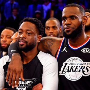 "Dwyane Wade wants LeBron James to play as much as he can before the former Heat teammates start drinking too much wine": D-Wade applauds the 36-year old's longevity in the game of basketball
