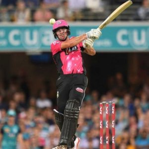 Why is Moises Henriques not playing today's BBL 2020-21 match vs Hobart Hurricanes?