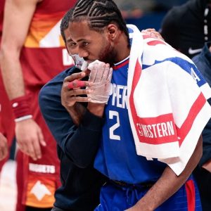 ‘Not sure I have ever seen a face move like this’: New angle of Kawhi Leonard’s ‘bloody’ face injury explains why he got 8 stitches