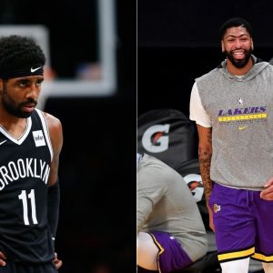 'His ability to dribble, shoot, three pointers, mid range': LeBron James reveals whether Lakers' Anthony Davis is better than Kyrie Irving