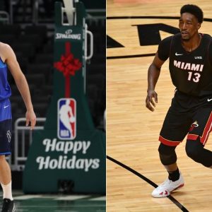 "How come nobody does that to LeBron James": Brook Lopez falls over hilariously to show referee how Bam Adebayo flopped