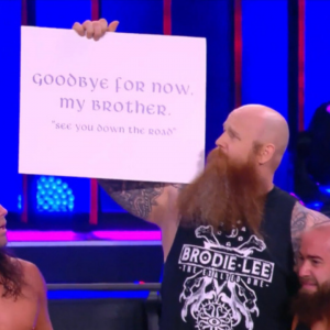 Erick Rowan broke down while honoring Brodie Lee at AEW