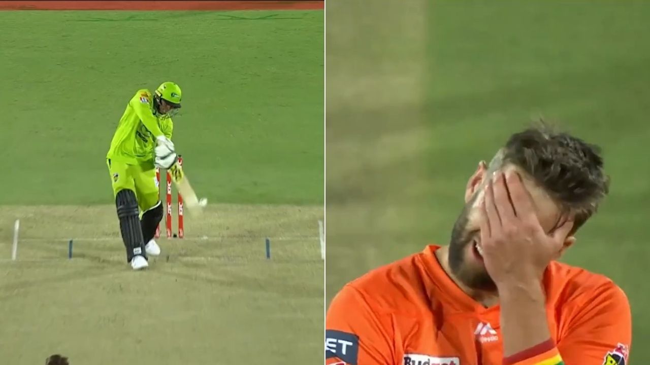 Usman Khawaja vs AJ Tye: Watch umpiring howler gives huge reprieve to Thunder batsman off Scorchers pacer