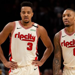'Wanted you to see this, Dame': CJ McCollum and Damian Lillard poke fun at ESPN for ruling Portland out of the playoffs again