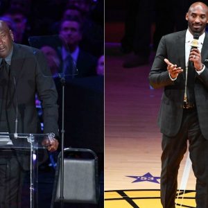 "You should feel the defense with your legs": When Michael Jordan gave fledgling Lakers star Kobe Bryant keys to his success at fadeaway jumpers