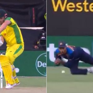 Shikhar Dhawan drops Aaron Finch: Watch Indian opener puts down Australian captain in Canberra ODI