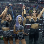 Team Candice prevails over Team Blackheart in brutal WarGames match