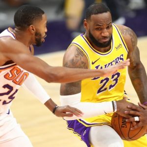 'If it was LeBron James, they'd have stopped the game': NBA Twitter criticizes Lakers star for dangerous play on Mikal Bridges