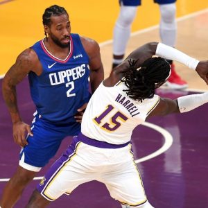 “Hell nah!”: Kawhi Leonard mocks former Clippers teammate Montrezl Harrell’s shot attempt in preseason opener against Lakers