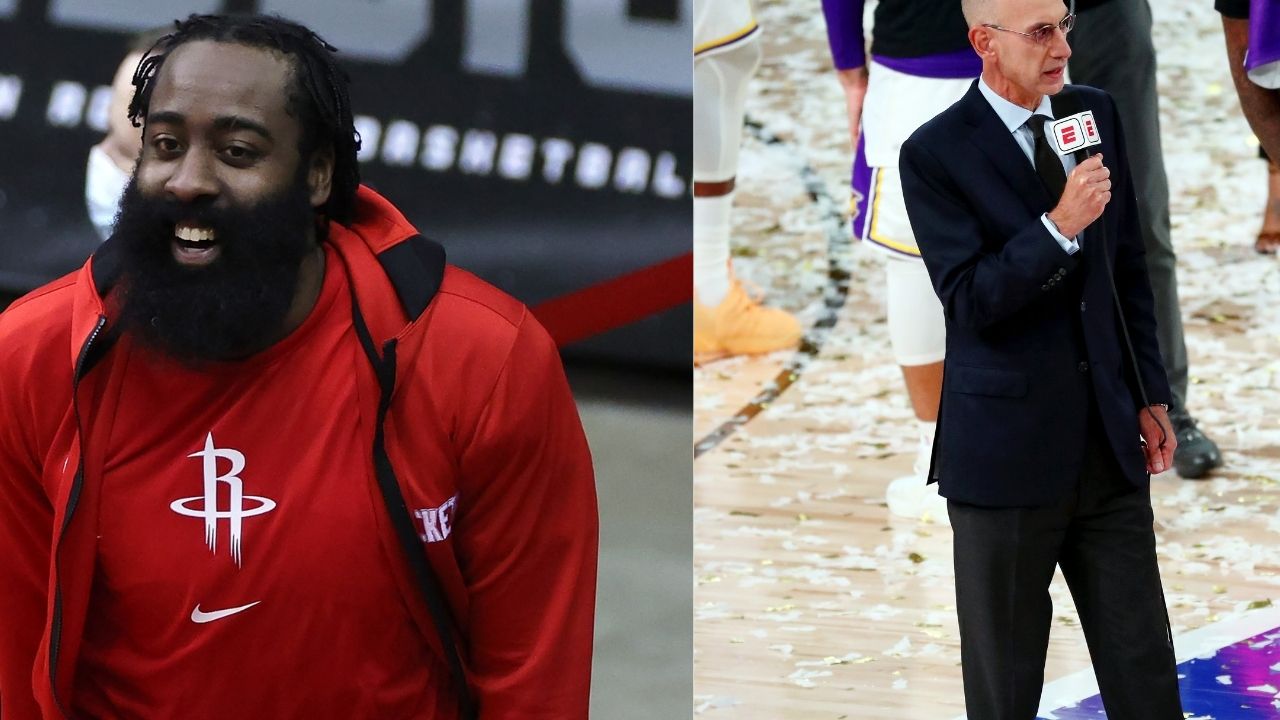 ‘They need to act professionally, sort things in-house’: James Harden responds to Adam Silver’s trade request with a weird post