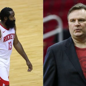 ‘Daryl Morey is getting James Harden to Philly’: Fans feel Rockets star’s trade to Sixers is confirmed after automated tweet from GM