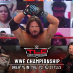 AJ Styles books WWE Championship Match vs Drew McIntyre at WWE TLC