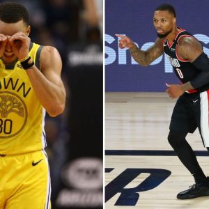 'Lets do it lol opening night, f*** it': Stephen Curry and Damian Lillard make pact to shoot from the logo at 2020-21 season start