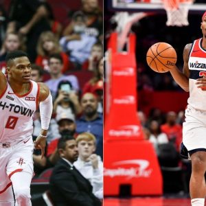 ‘Chances of winning a championship here are really high’: Russell Westbrook takes sly dig at Rockets, praises Bradley Beal and Wizards
