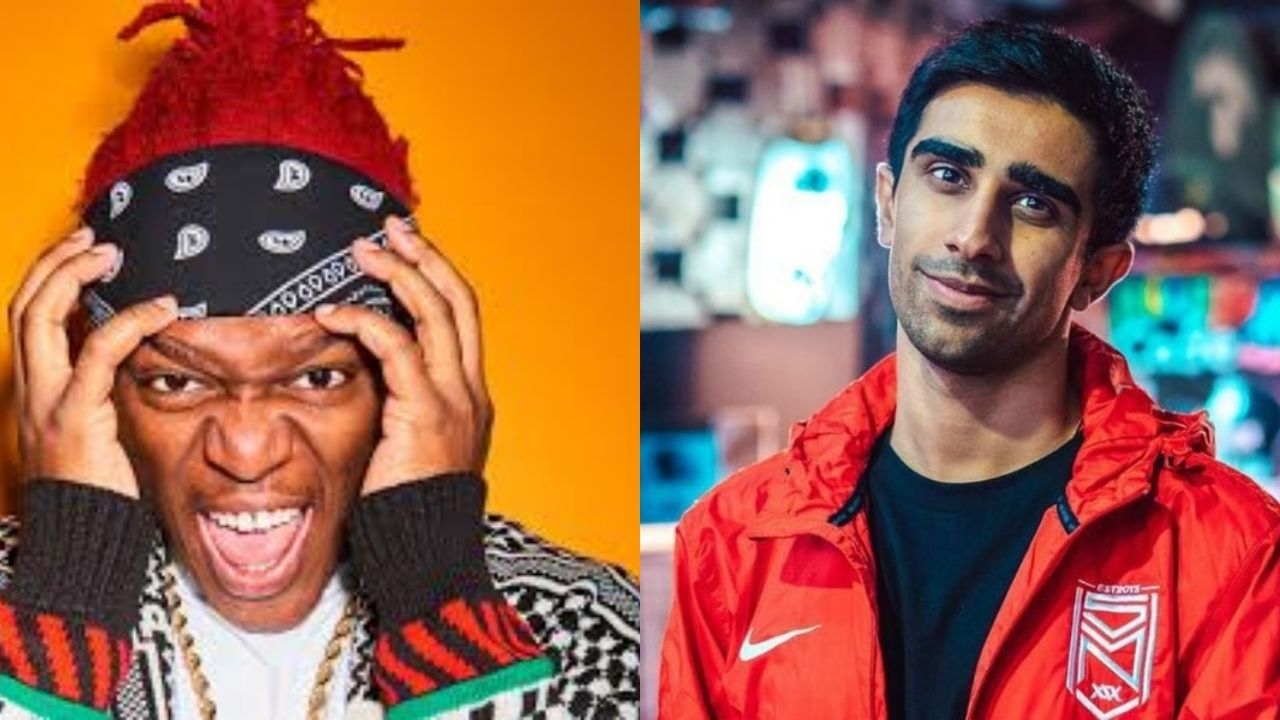 "You shall not pass": KSI wins in Among Us without speaking and Vikkstar uses a soundboard.